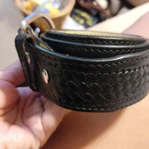 men's leather size 42 belt